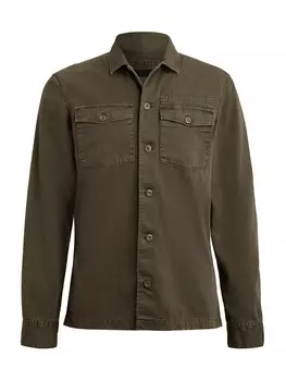 Рубашка обычного кроя на пуговицах AllSaints, оливковый
