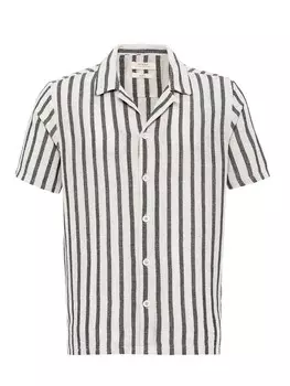 Рубашка обычного кроя на пуговицах Antioch, черный/белый