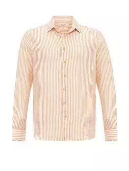 Рубашка обычного кроя на пуговицах Antioch, цвет Orange/White