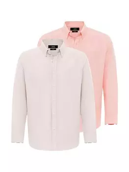 Рубашка обычного кроя на пуговицах Antioch, цвет Light purple/Rose