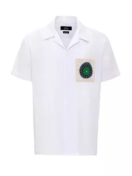 Рубашка обычного кроя на пуговицах Antioch, цвет White/Wool white