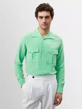 Рубашка обычного кроя на пуговицах Antioch, цвет Green/Light green