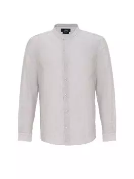 Рубашка обычного кроя на пуговицах Antioch, цвет Dark beige/White