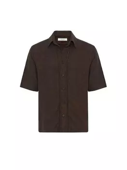 Рубашка обычного кроя на пуговицах Antioch Keith, темно-коричневый
