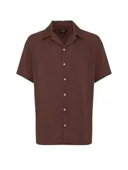 Рубашка обычного кроя на пуговицах Antioch, коричневый