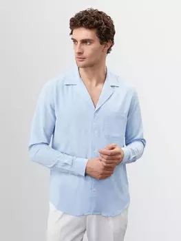 Рубашка обычного кроя на пуговицах Antioch, синий