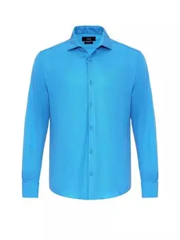 Рубашка обычного кроя на пуговицах Antioch, синий