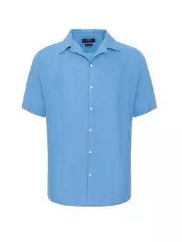 Рубашка обычного кроя на пуговицах Antioch, синий