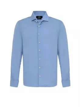 Рубашка обычного кроя на пуговицах Antioch, синий