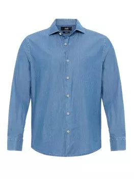 Рубашка обычного кроя на пуговицах Antioch, светло-синий