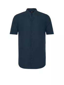 Рубашка обычного кроя на пуговицах Antioch, темно-синий