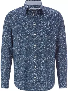 Рубашка обычного кроя на пуговицах BABISTA Landar, цвет Night blue/Dark blue