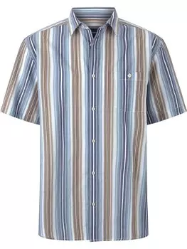 Рубашка обычного кроя на пуговицах BABISTA, синий