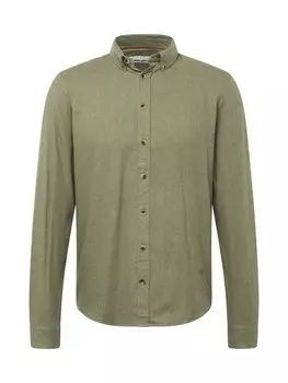 Рубашка обычного кроя на пуговицах BLEND Burley, оливковый