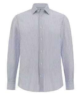 Рубашка обычного кроя на пуговицах Boggi Milano, цвет Smoke blue