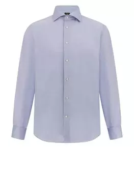 Рубашка обычного кроя на пуговицах Boggi Milano Ultimate, темно-синий