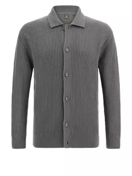 Рубашка обычного кроя на пуговицах Boggi Milano, серый