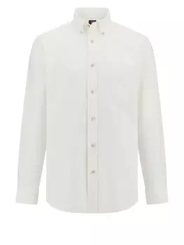 Рубашка обычного кроя на пуговицах Boggi Milano, белый