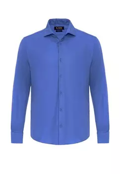 Рубашка обычного кроя на пуговицах By Diess Collection, синий