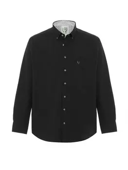 Рубашка обычного кроя на пуговицах By Diess Collection, черный