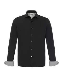 Рубашка обычного кроя на пуговицах By Diess Collection, черный