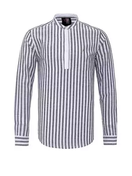 Рубашка обычного кроя на пуговицах By Diess Collection, темно-синий