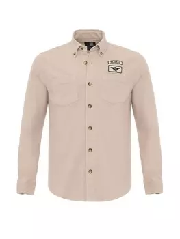 Рубашка обычного кроя на пуговицах By Diess Collection, цвет Nude