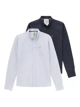 Рубашка обычного кроя на пуговицах By Diess Collection, синий