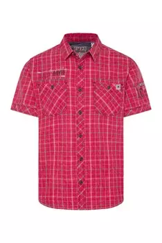 Рубашка обычного кроя на пуговицах CAMP DAVID, красный