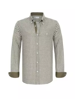 Рубашка обычного кроя на пуговицах Dandalo, хаки