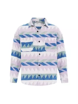 Рубашка обычного кроя на пуговицах Dandalo Rodrigo, сиреневый