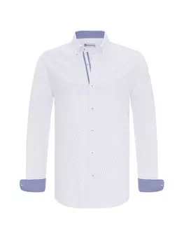 Рубашка обычного кроя на пуговицах Dandalo, синий