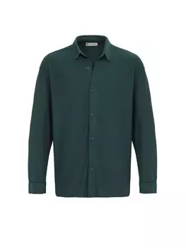 Рубашка обычного кроя на пуговицах Dandalo Valerio, изумрудный