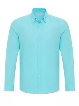 Рубашка обычного кроя на пуговицах Dandalo, зеленый