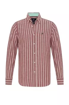 Рубашка обычного кроя на пуговицах DENIM CULTURE ELDIN, красный