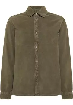 Рубашка обычного кроя на пуговицах DreiMaster Vintage, оливковый