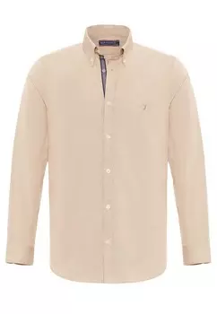 Рубашка обычного кроя на пуговицах Felix Hardy, цвет Chamois