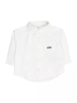 Рубашка обычного кроя на пуговицах GAP, белый