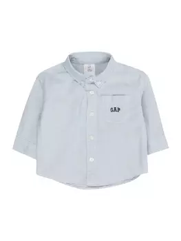 Рубашка обычного кроя на пуговицах GAP, цвет Smoke blue/Night blue