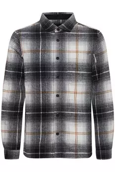 Рубашка обычного кроя на пуговицах INDICODE JEANS Valmer, черный