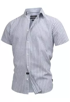 Рубашка обычного кроя на пуговицах INDICODE JEANS Bravida, цвет Blue/White