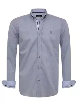 Рубашка обычного кроя на пуговицах Jacey Quinn, темно-синий