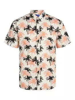 Рубашка обычного кроя на пуговицах JACK & JONES JORJoshua Aruba, кремовый