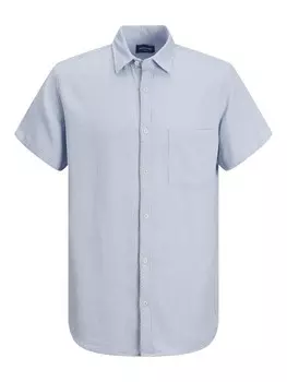 Рубашка обычного кроя на пуговицах JACK & JONES, синий