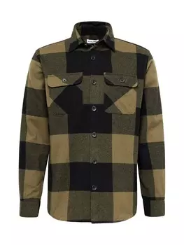 Рубашка обычного кроя на пуговицах JACK & JONES JJEdarren, темно-зеленый