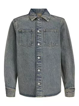 Рубашка обычного кроя на пуговицах Jack & Jones Junior, синий