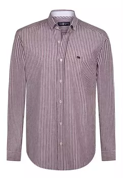 Рубашка обычного кроя на пуговицах Jimmy Sanders, цвет Bordeaux/Pastel red