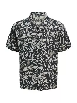 Рубашка обычного кроя на пуговицах JJ Rebel JREBBERN, черный