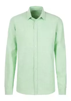 Рубашка обычного кроя на пуговицах JOHN DEVIN, светло-зеленый