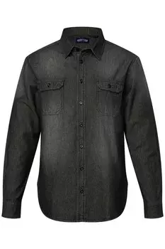Рубашка обычного кроя на пуговицах John F. Gee, антрацит